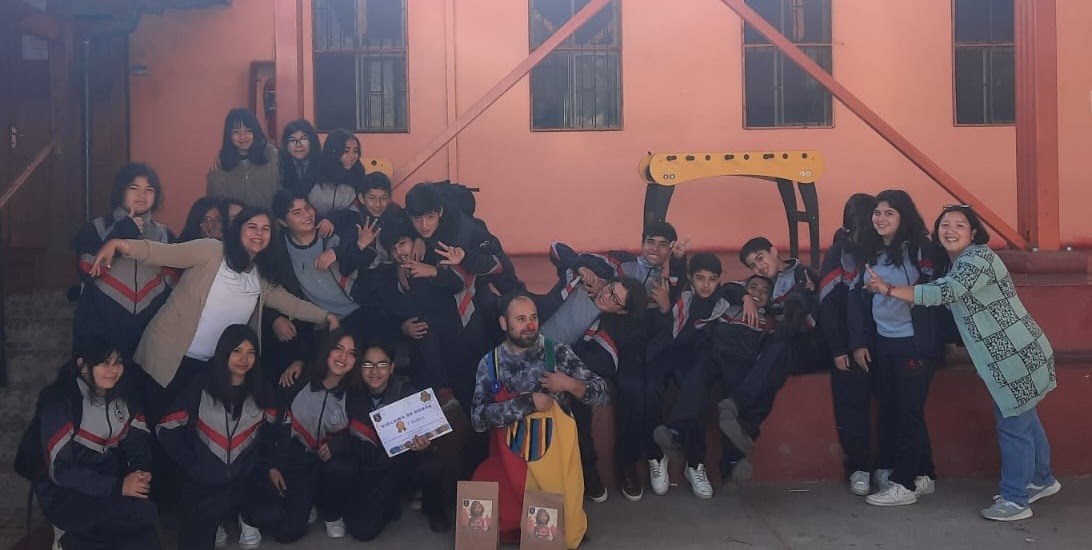 Students in 7th grade at the Salesian Agricultural School in Catemu, Chile