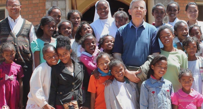 Youth at the Notre Dame de Clairvaux Center in Ivato, Madagascar.