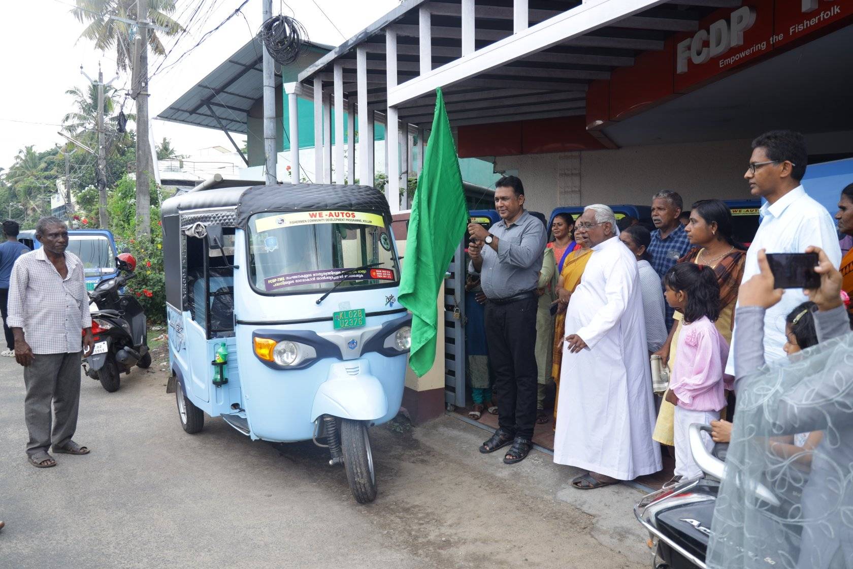 WE Auto (Women Empowerment through Electric Autos) initiative in Kollam, Kerala, India.