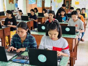 Don Bosco Media Team in Anisakan, Myanmar*, has been offering computer training courses