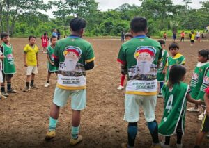 The Salesian Yankuam Jintia Soccer School benefits youth in the Achuar community of Wichimi, in the Amazon of Ecuador.