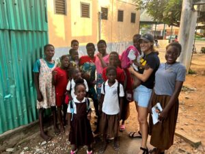 Salesian volunteers from Malta and France recently visited Cotonou, Benin to help provide support and resources for children who had been living on the streets.