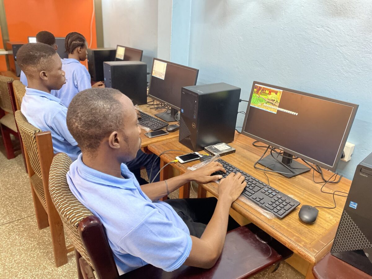 Don Bosco Technical Institute, Ghana, has new computers to aid the education and career development of students thanks to funding from Salesian Missions
