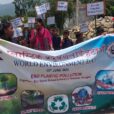 The Don Bosco School, located in Chhinchu, Nepal, participated in a demonstration against air and plastic pollution organized by the Chhinchu municipal office.