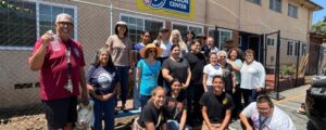 People are coming together at the Salesian Mission Center in Boyle Heights, California, to give back to their community.