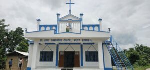 Salesian missionaries in the village of West Arnibil, located in Assam, India, completed the St. Jude Chapel thanks to donor support from Salesian Missions, the U.S. development arm of the Salesians of Don Bosco.