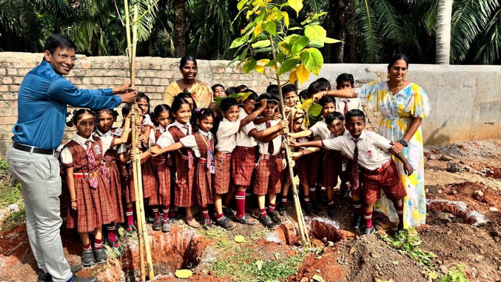 Don Bosco School CBSE, located in Gunadala, Vijayawada, India, hosted the Vanam Manam program, an initiative aimed to foster environmental consciousness and promote a greener, pollution-free environment.