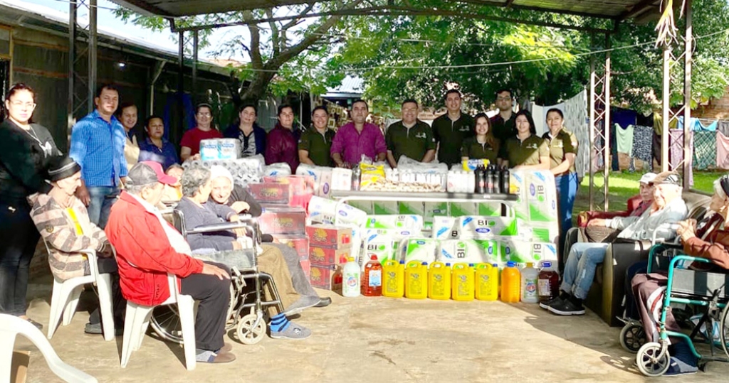 Don Bosco Róga Foundation and the Chalice Foundation are supporting the residents of the Divina Misericordia Rest Home located in the María Graciela neighborhood of the city of Ayolas, Paraguay.
