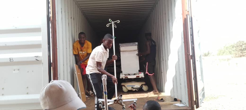 Salesian missionaries in Bangui, Central African Republic*, had the supplies needed for a medical clinic thanks to a shipment of goods funded in part by Salesian Missions