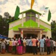 Salesian missionaries with the Parish of Damra, located in the village of Dhaigaon in the Goalpara District of the state of Assam, India, have a new chapel thanks to donor funding from Salesian Missions