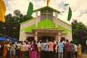 Salesian missionaries with the Parish of Damra, located in the village of Dhaigaon in the Goalpara District of the state of Assam, India, have a new chapel thanks to donor funding from Salesian Missions