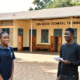Salesian missionaries with Don Bosco Makuya in Kenya were able to remove and replace hazardous asbestos roofing thanks to donor funding from Salesian Missions