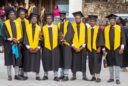 Students received their certificates of completion from the Timoun Kap Teke Chans Vocational School in Haiti, known as Timkatec