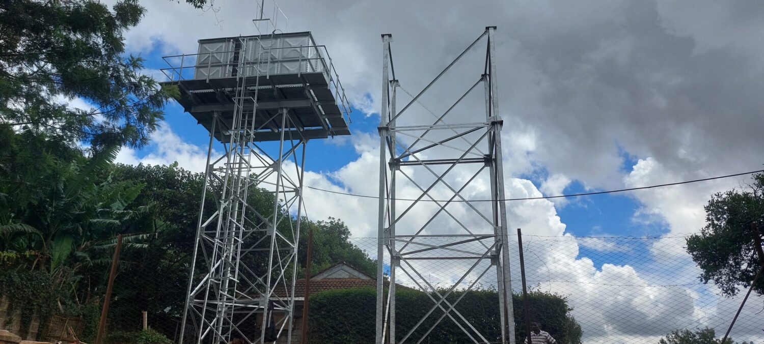 Don Bosco Utume in Nairobi, Kenya, has installed a new tank to provide clean water to community members and others, including people who are marginalized