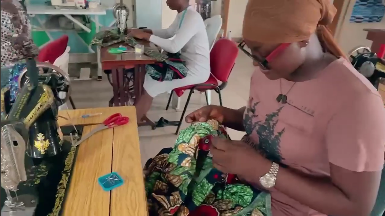 Salesian missionaries with the Mary Help of Christians community have received the funding to support the Don Bosco Stitches project in Lagos, Nigeria.