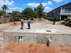 Salesian missionaries with the Don Bosco Novitiate, located in Morogoro, Tanzania, have access to clean water thanks to funding from Salesian Missions