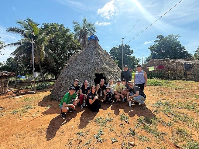 Father José Marcos de Oliveira led a mission of 14 people to help support the Indigenous Xavante people in the Salesian Indigenous Missions in Mato Grosso, Brazil