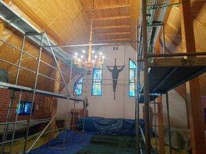 Salesians in Marianówka, a village in Poland, have been able to make repairs to a chapel thanks to donor funding from Salesian Missions