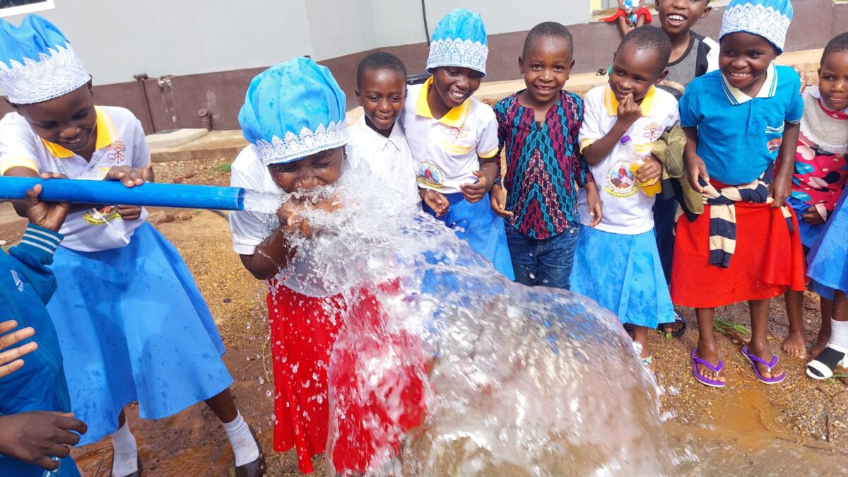 Salesian missionaries with the Don Bosco Igawa Parish in Tanzania have fresh, clean water for their community thanks to donor funding from Salesian Missions