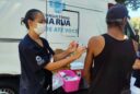 The Salesian-run Zatti Saúde Health Center, through its Street Clinic Program, has administered the flu vaccine to 38 people who are homeless in the municipality of Araçatuba, Brazil.