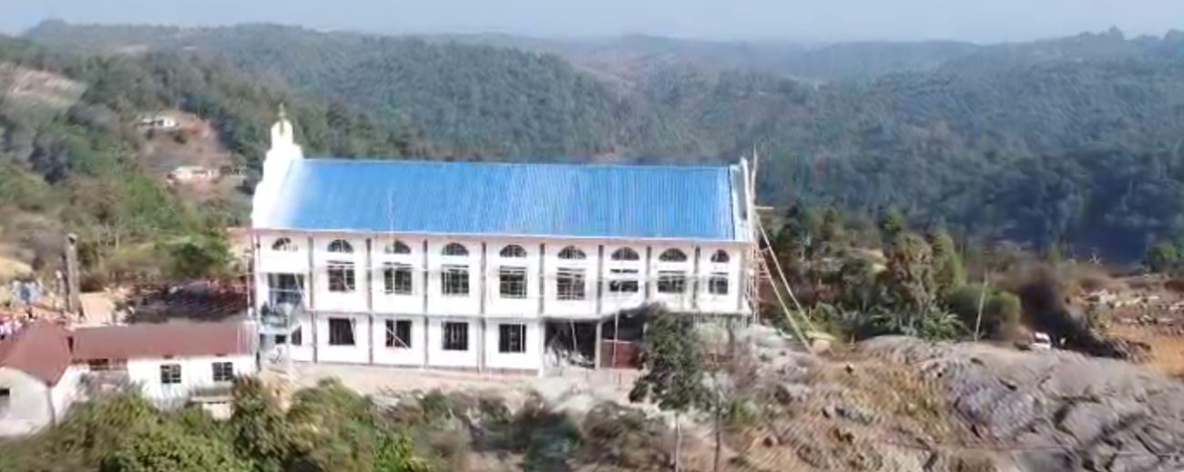 The Don Bosco Chapel, located in Nongkaniang, a village in Meghalaya, India, has been completed thanks to donor funding from Salesian Missions