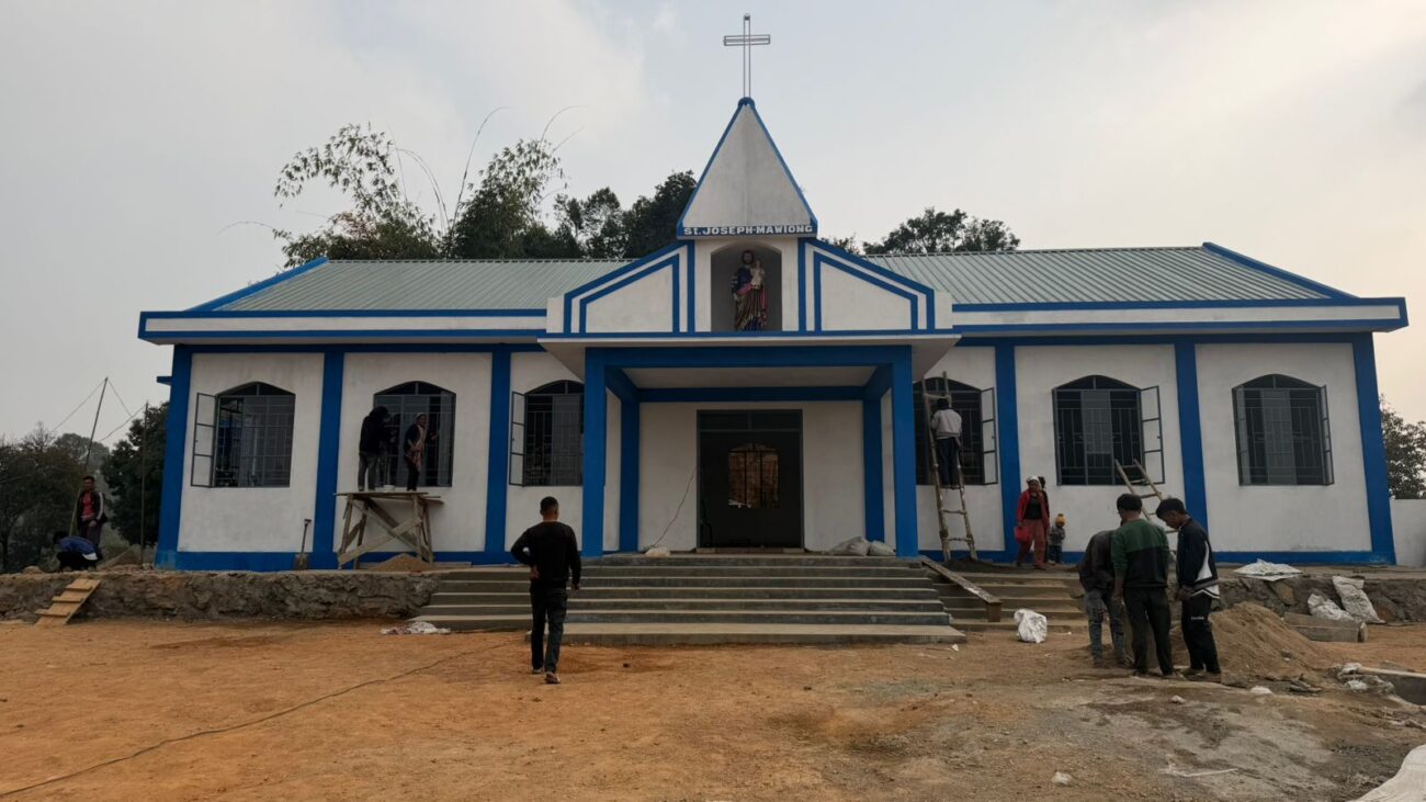 Salesian missionaries constructed the Mawiong Chapel in the Rangblang Parish, located in the West Khasi Hills District of Meghalaya, India, thanks to donor funding from Salesian Missions,