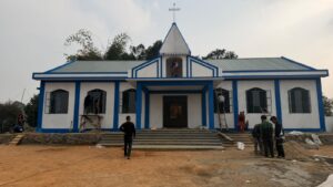 Salesian missionaries constructed the Mawiong Chapel in the Rangblang Parish, located in the West Khasi Hills District of Meghalaya, India, thanks to donor funding from Salesian Missions,