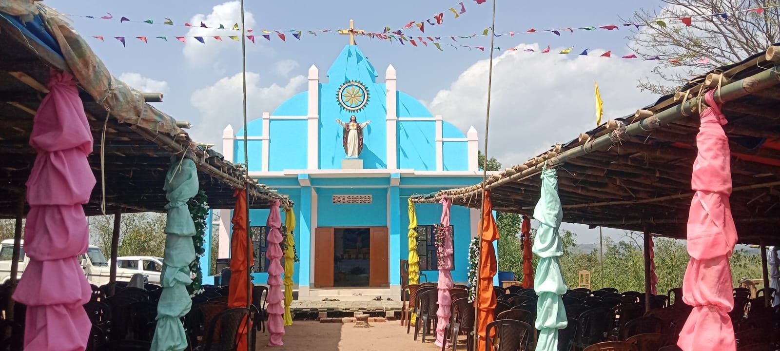 Salesian missionaries had the donor funding for a new chapel dedicated to St. Mark the Evangelist in Guragalam, a village located in the Shali Gouraram Mandal of the Nalgonda District in Telangana State, India