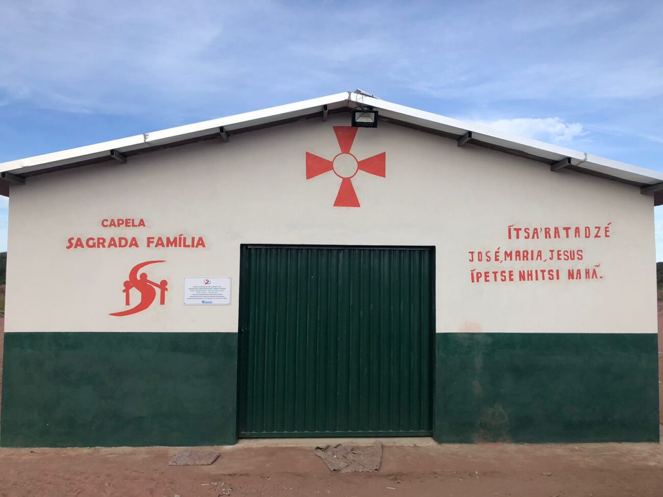 Salesian missionaries have a new chapel in Tsorépré, a Xavante Indigenous village located in the state of Mato Grosso, Brazil, thanks to donor funding.