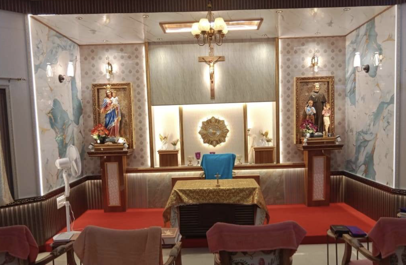 Don Bosco Anbu Illam in India had donor funding to renovate the chapels in both the boys and girls homes thanks to Salesian Missions, the U.S. development arm of the Salesians of Don Bosco